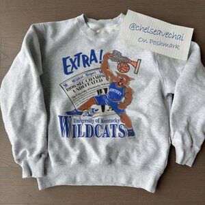 Vintage Kentucky Wildcats Basketball Sweatshirt, 1996 University of Kentucky Tee